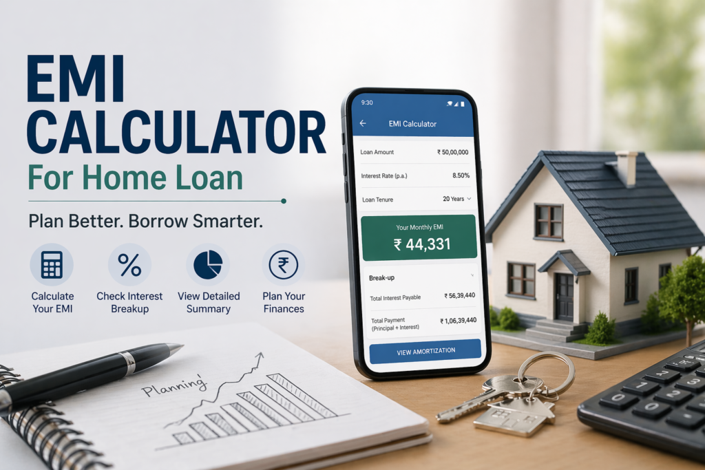 EMI Calculator For Home Loan
