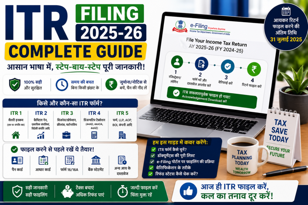 ITR filing 2025-26