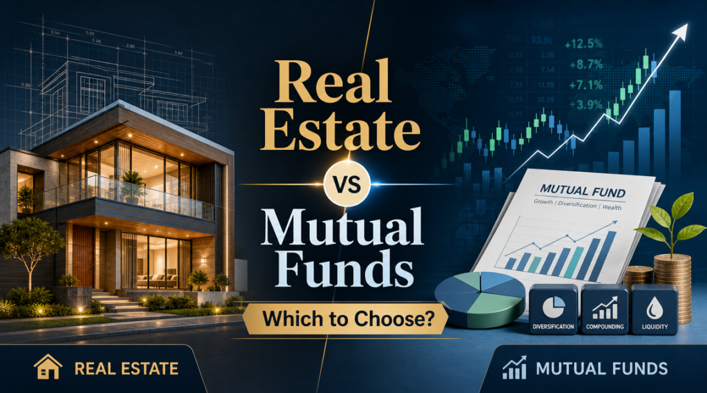real estate vs mutual funds