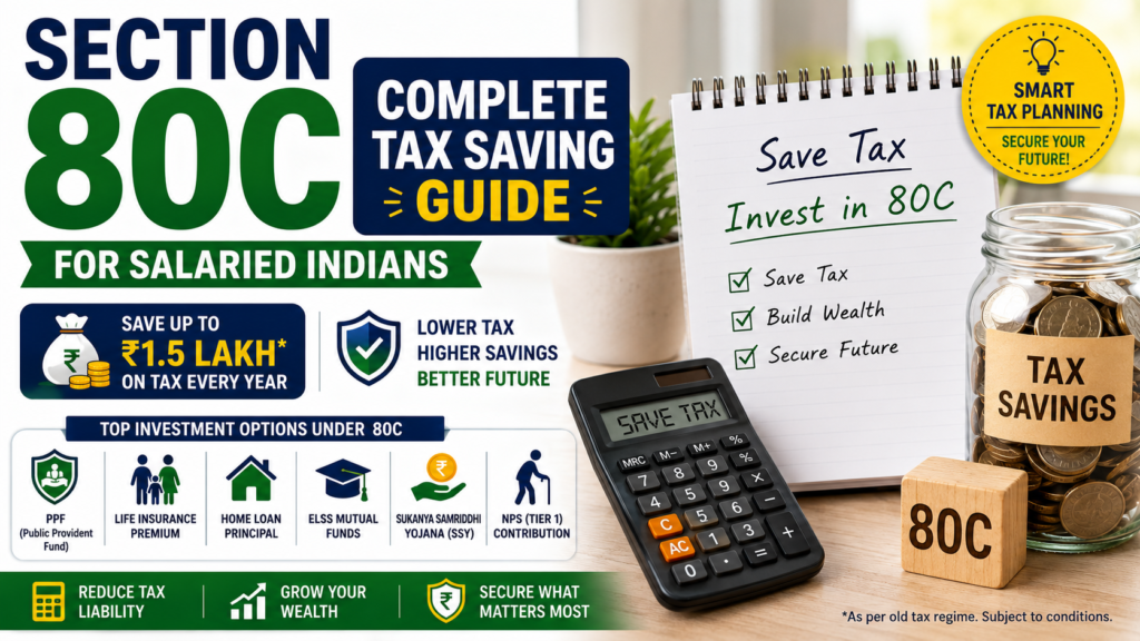 Section 80C — Complete Tax Saving Guide for Salaried Indians