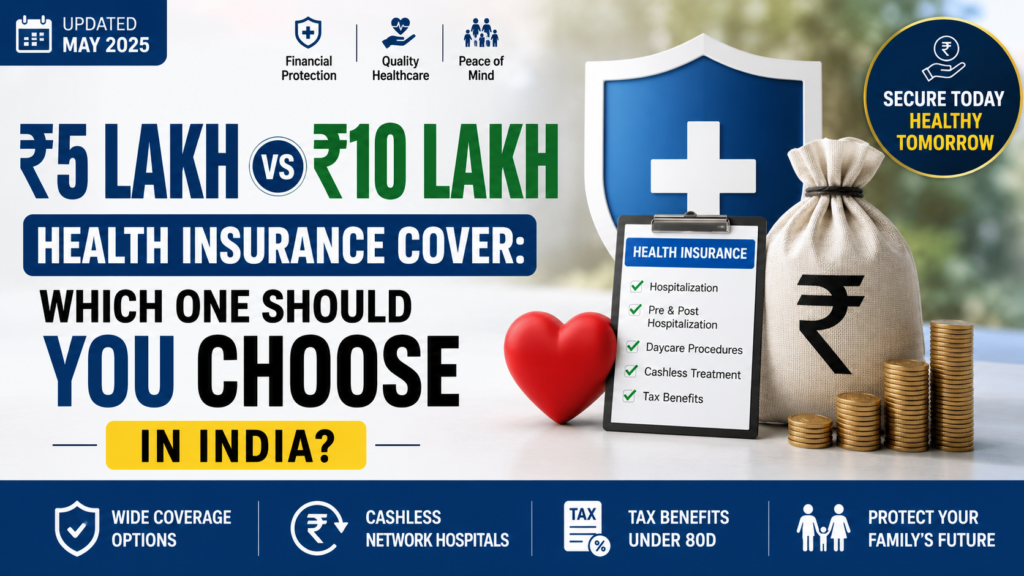 ₹5L vs ₹10L Health Insurance
